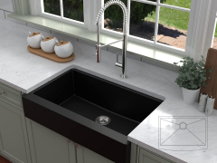 Concrete and Polymarble Sinks